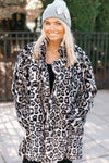 Soft Faux Fur Leopard Jacket