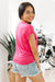 Lady Sitting On The O Short Sleeve Top