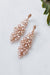 XS Almond Stones Long Earring