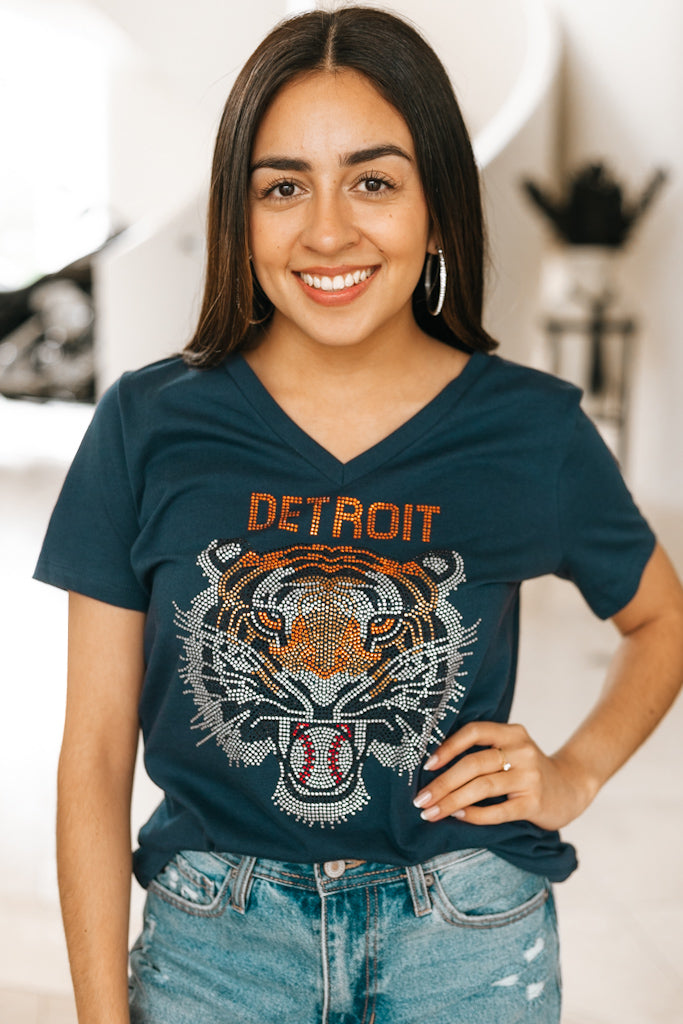 Detroit Tiger Head T Shirt