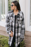 Flannel Button Up Jacket