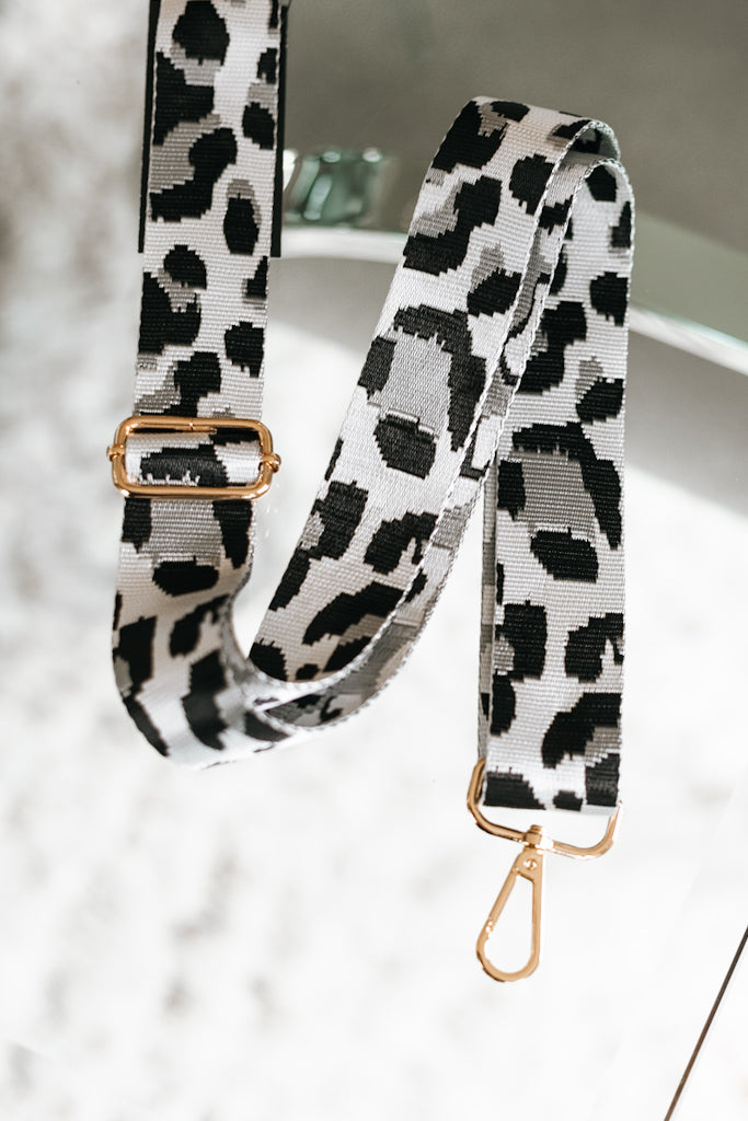 Thin Leopard Guitar Strap for Purse(SALE)