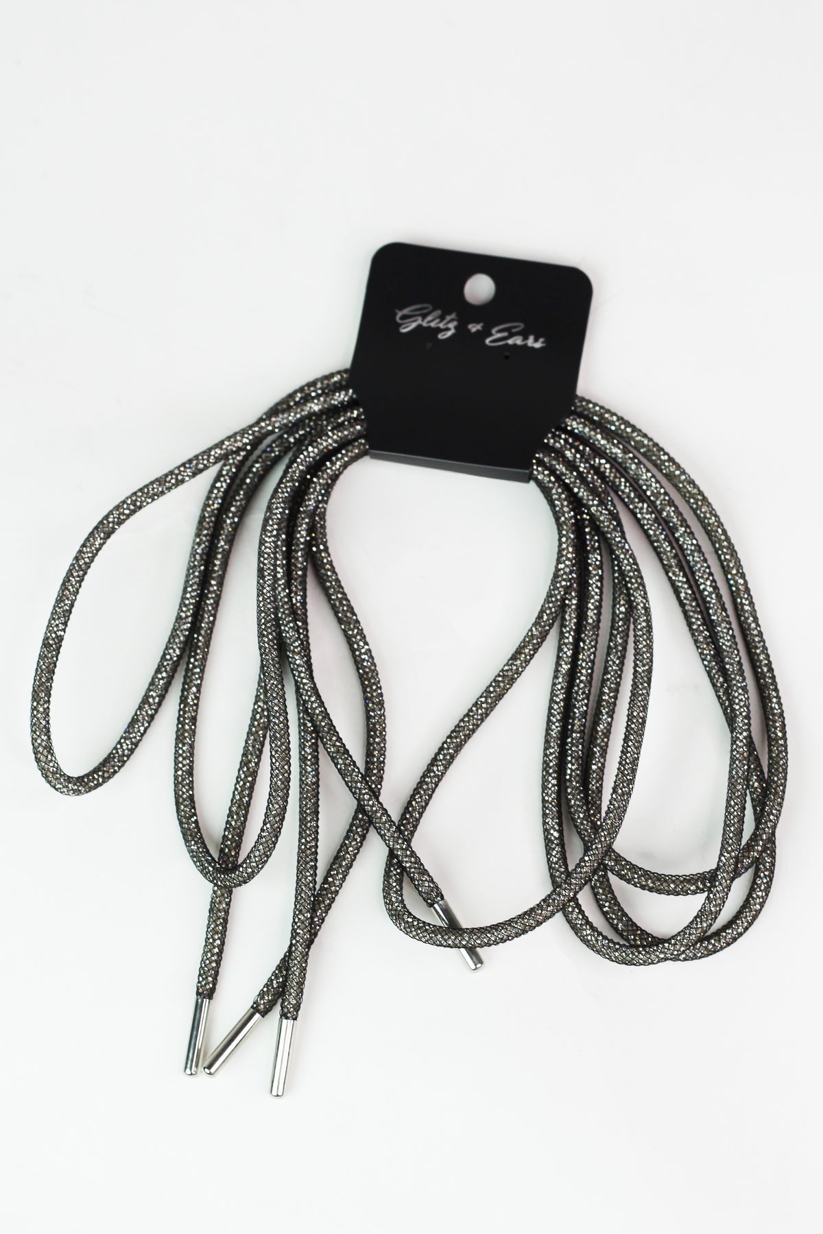 Rhinestone Shoe Laces Inside Casing