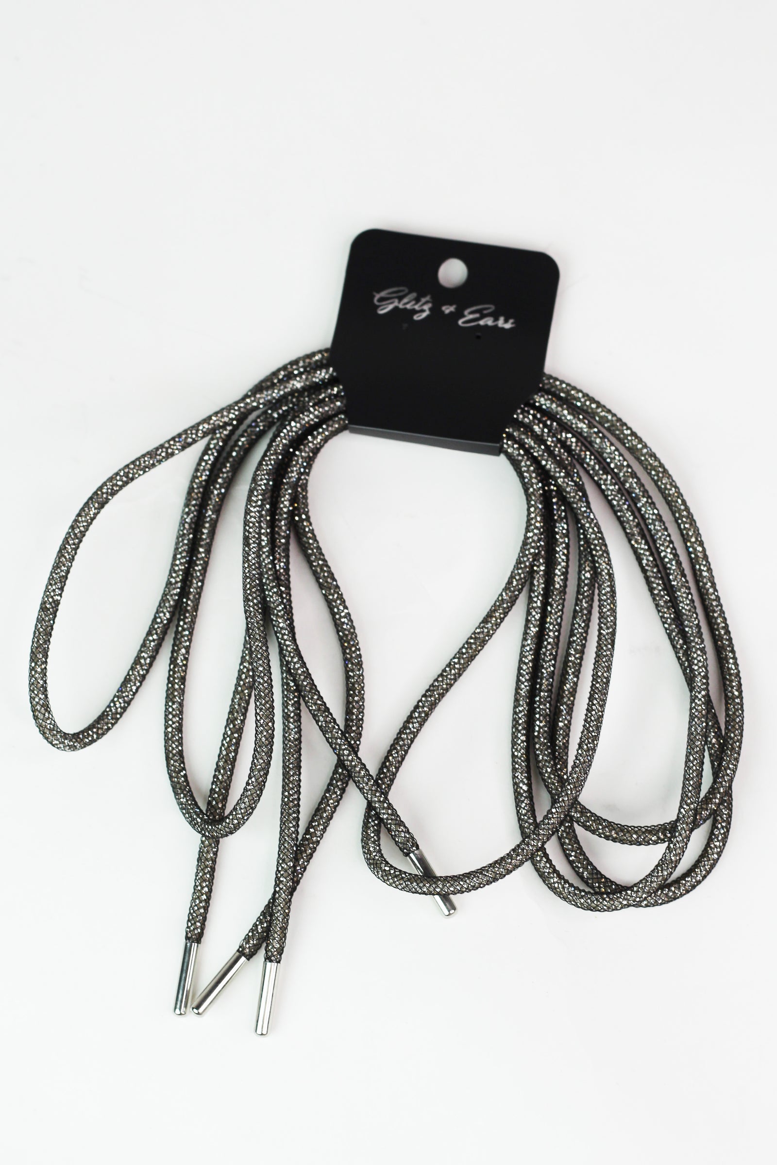Rhinestone Shoe Laces Inside Casing