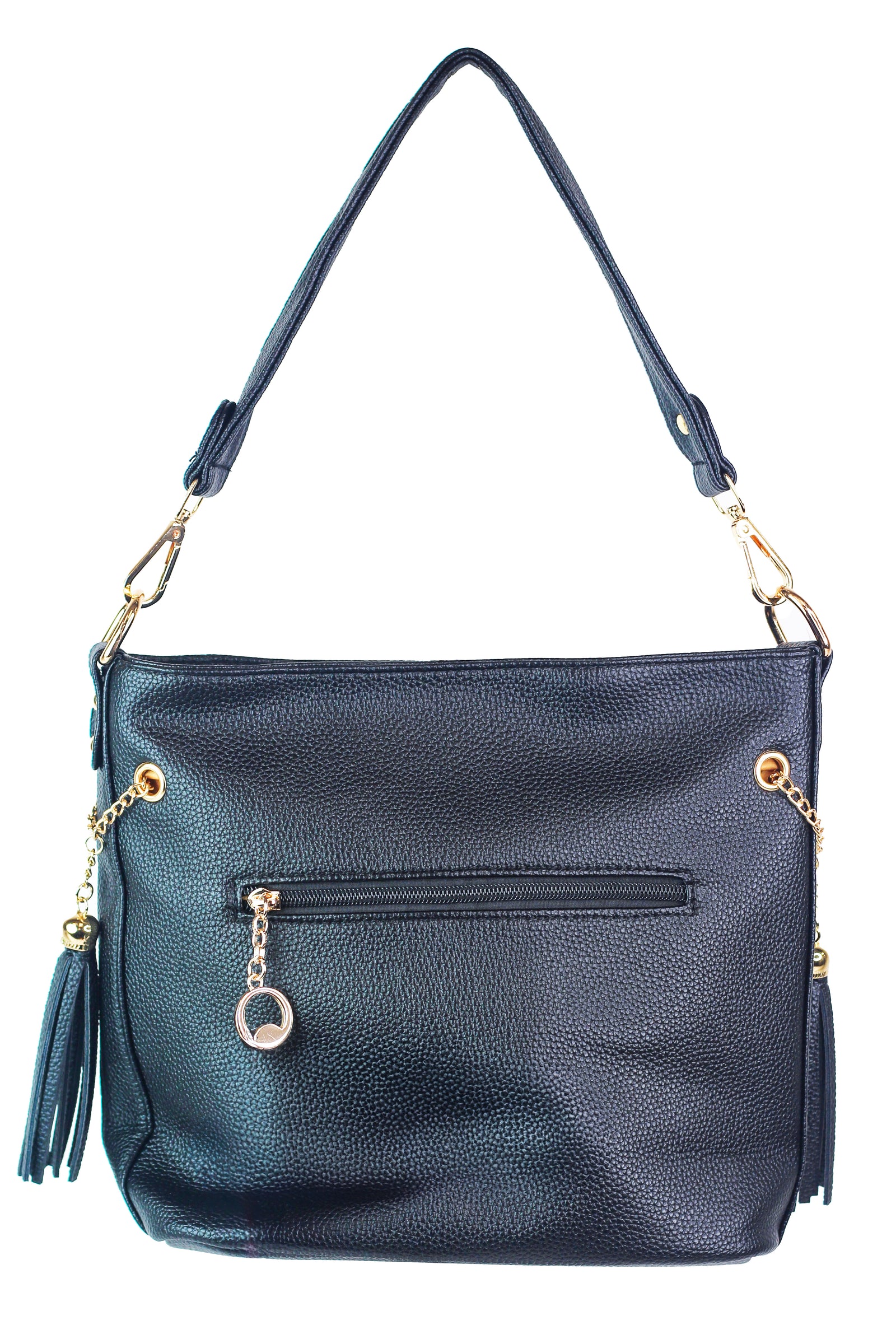 Multicolor Rhinestone Fireworks Purse w/ Side Tassels