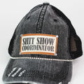 Photo & Quote Distressed Trucker Cap w/ Stone Accents