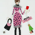 Fashion Ladies Metal Christmas Ornaments