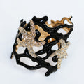 Coral Reef Starfish Accented Cuff Bracelet