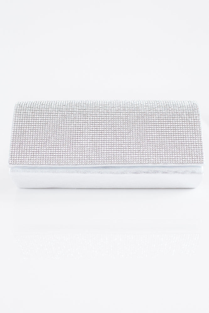 Rhinestone Flap Clutch - Glitz & Ears Boutique