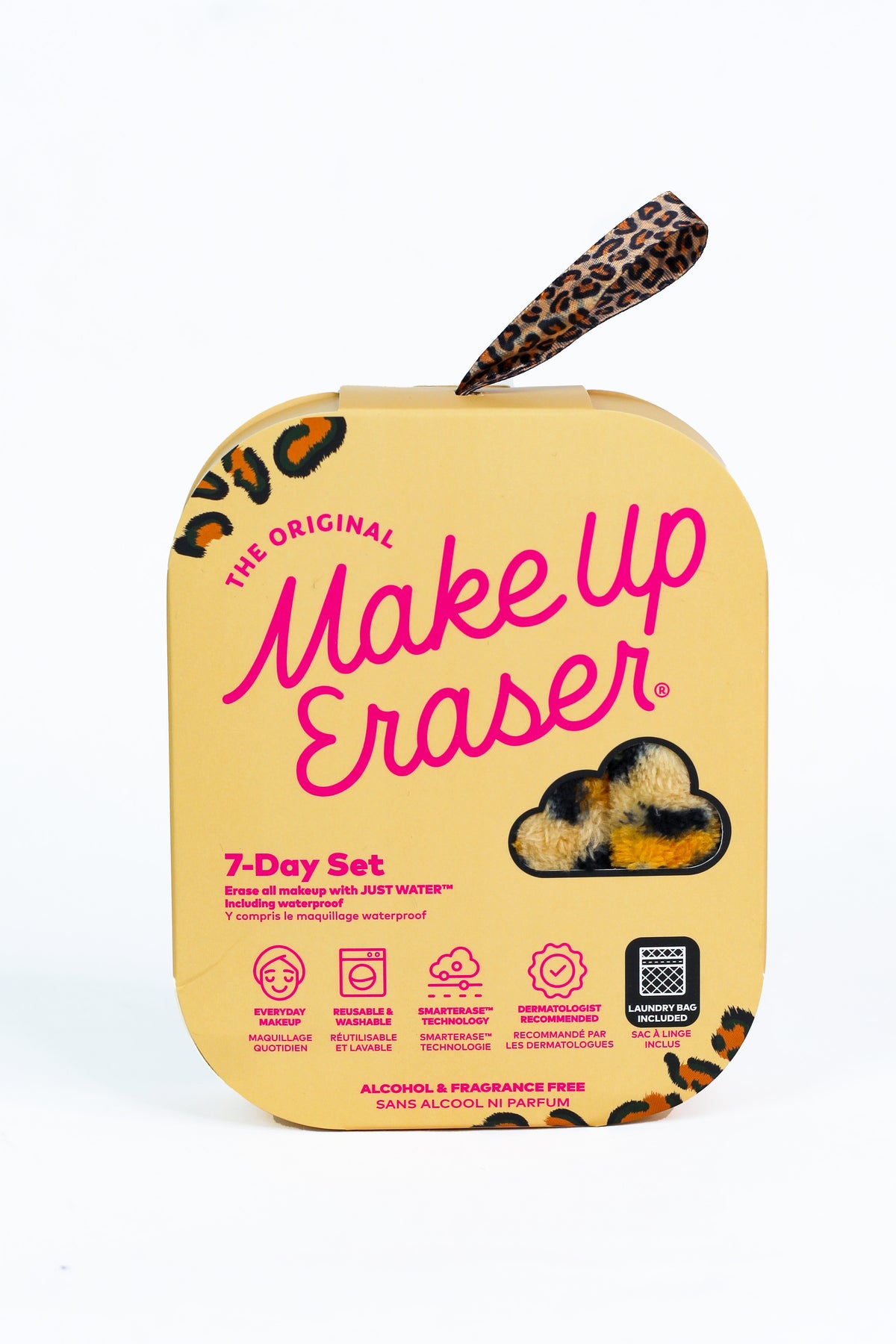 Leopard Print MakeUp Eraser 7-Day Set