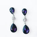 Teardrop Shamballa Teardrop Dangle Earring