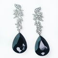 Long Vine Post Large Teardrop Earring