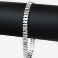Small One Row Thick Rhinestone Tennis Bracelet