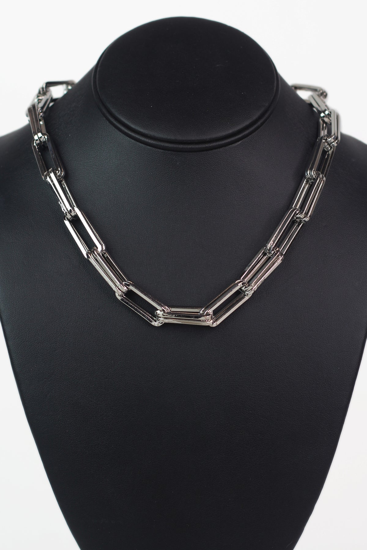 Thick Two Row Link Necklace