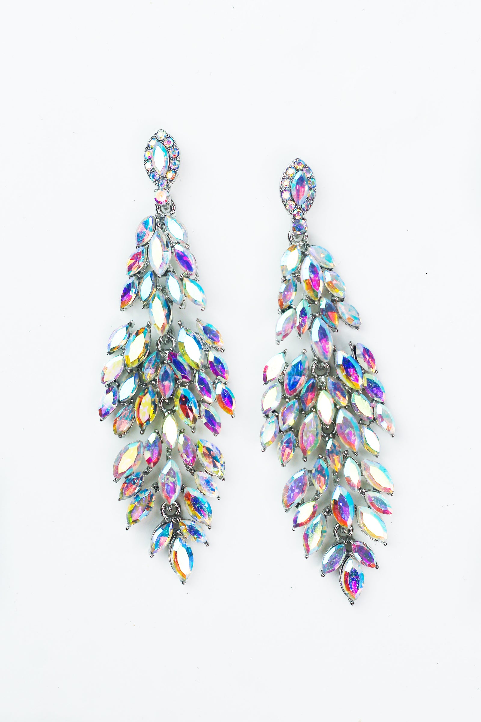 XS Almond Stones Long Earring