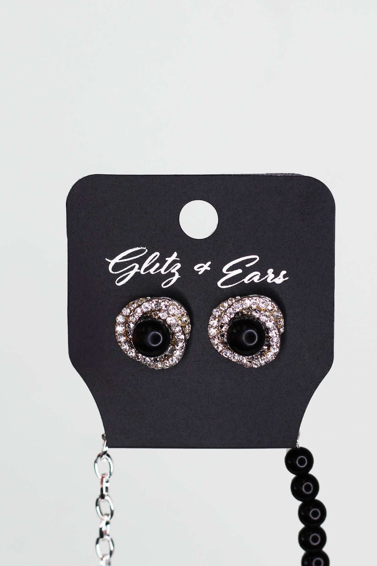 Rhinestone Pearl Pendant Necklace