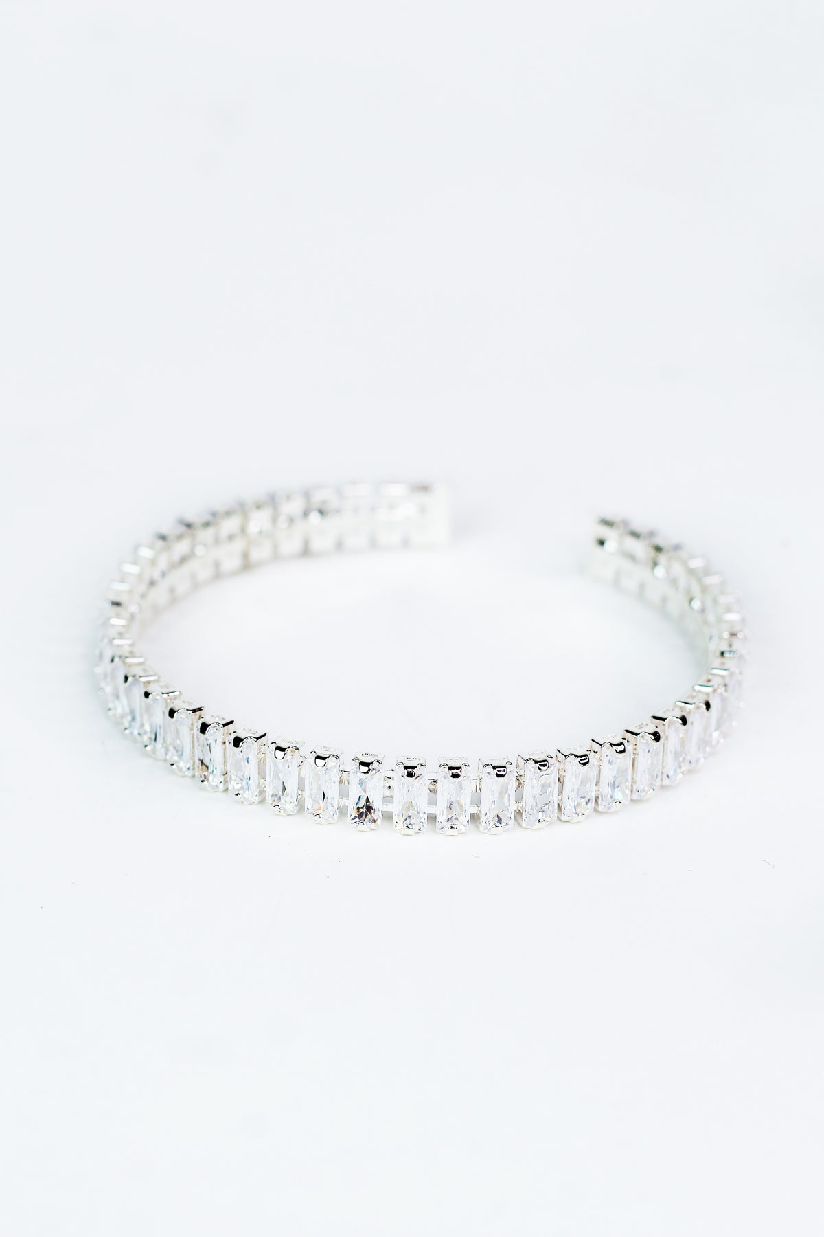 Sigle Row Baguette Bracelet - Glitz &amp; Ears Boutique