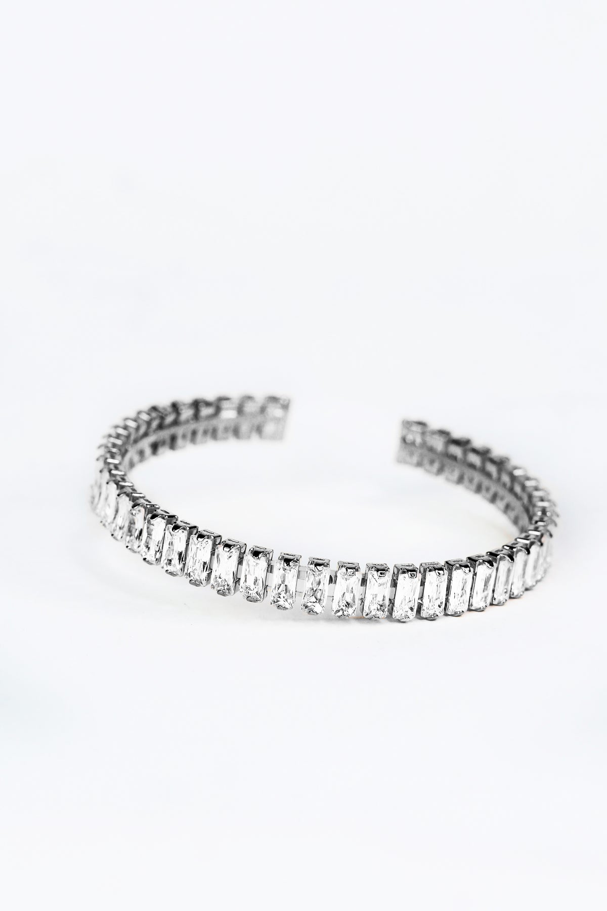Marquee & Rhinestone Tennis Bracelet