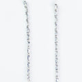 Single Row Baguette Earrings