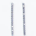 Single Row Round Rhinestone Earring