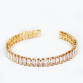 Sigle Row Baguette Bracelet
