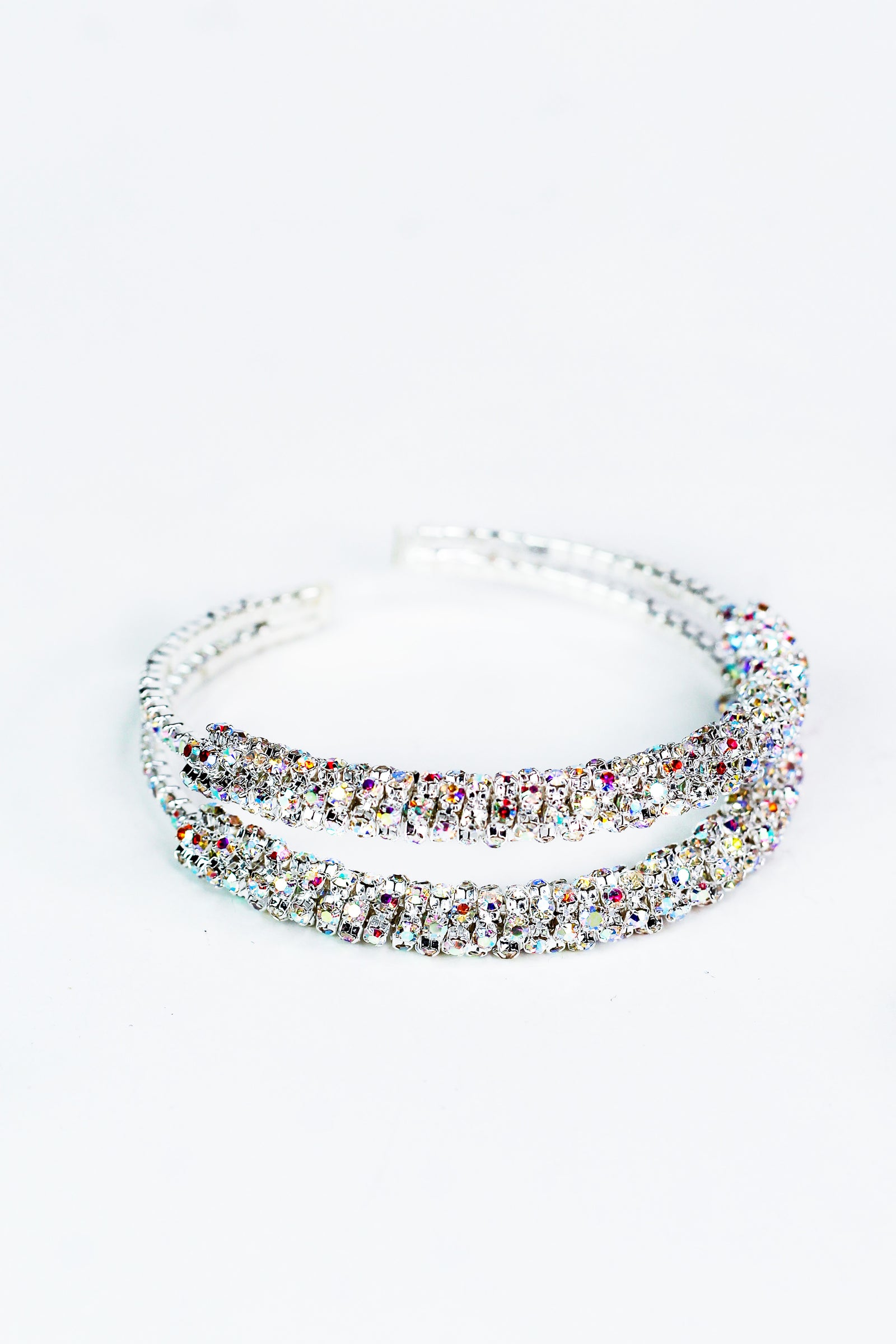 Spaced Two Row Twist Cuff - Glitz & Ears Boutique