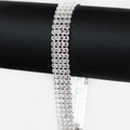Four Row Rhinestone Tennis Bracelet