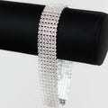 Six Row Rhinestone Tennis Bracelet