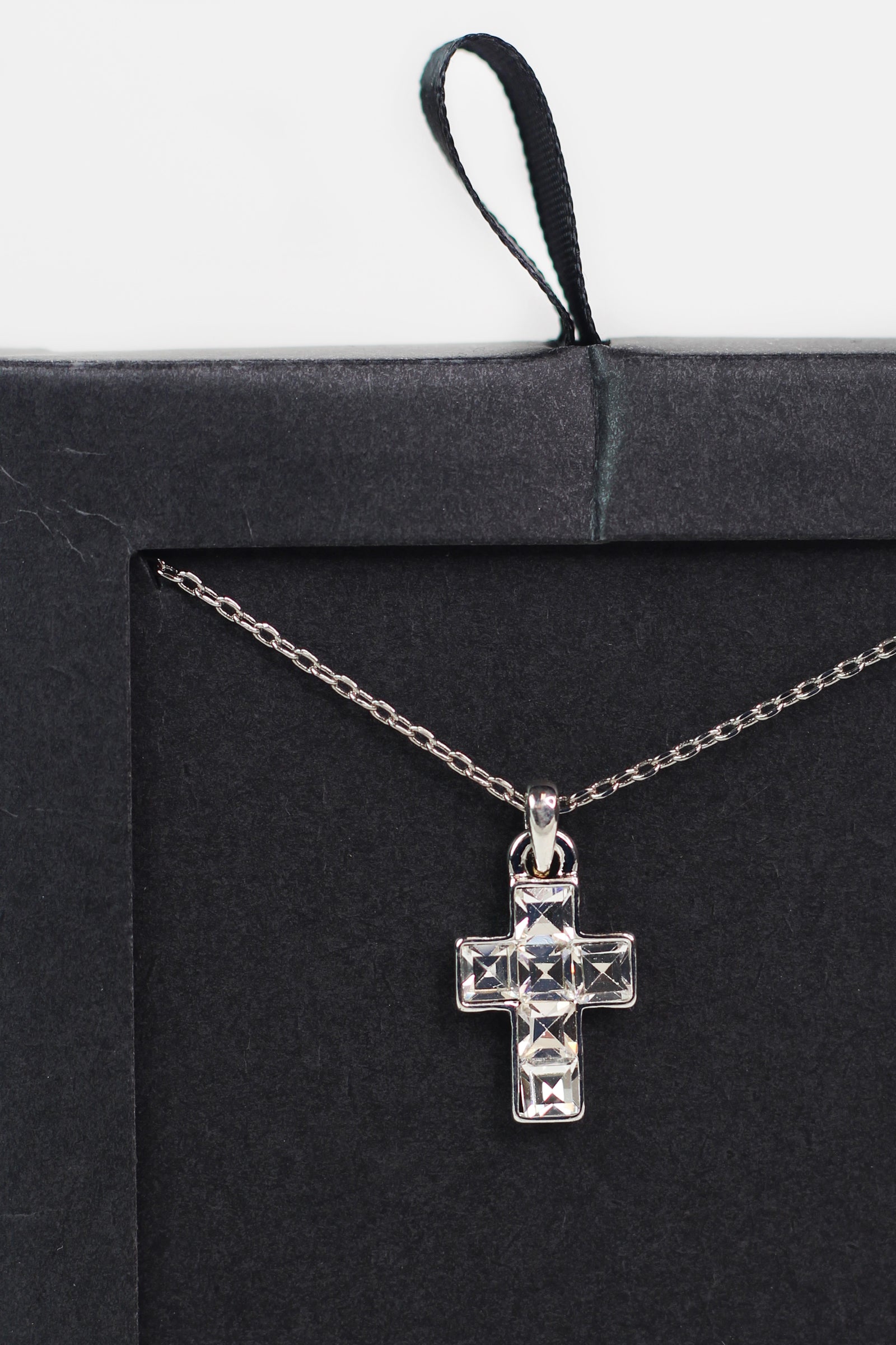 Square Stone Small Boxy Cross