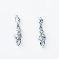 Star Stone & 3 Almond Cluster Earring