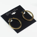 Small Flat Metal Hoop