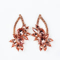 Open Point Almond & Oval Cluster Side Earring