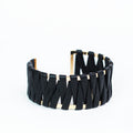 Weaved Open Ended Cuff Bracelet