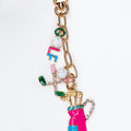 Dangling Golf Clubs Purse Charm/Key Chain