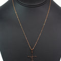 Lettering Faith Cross Necklace