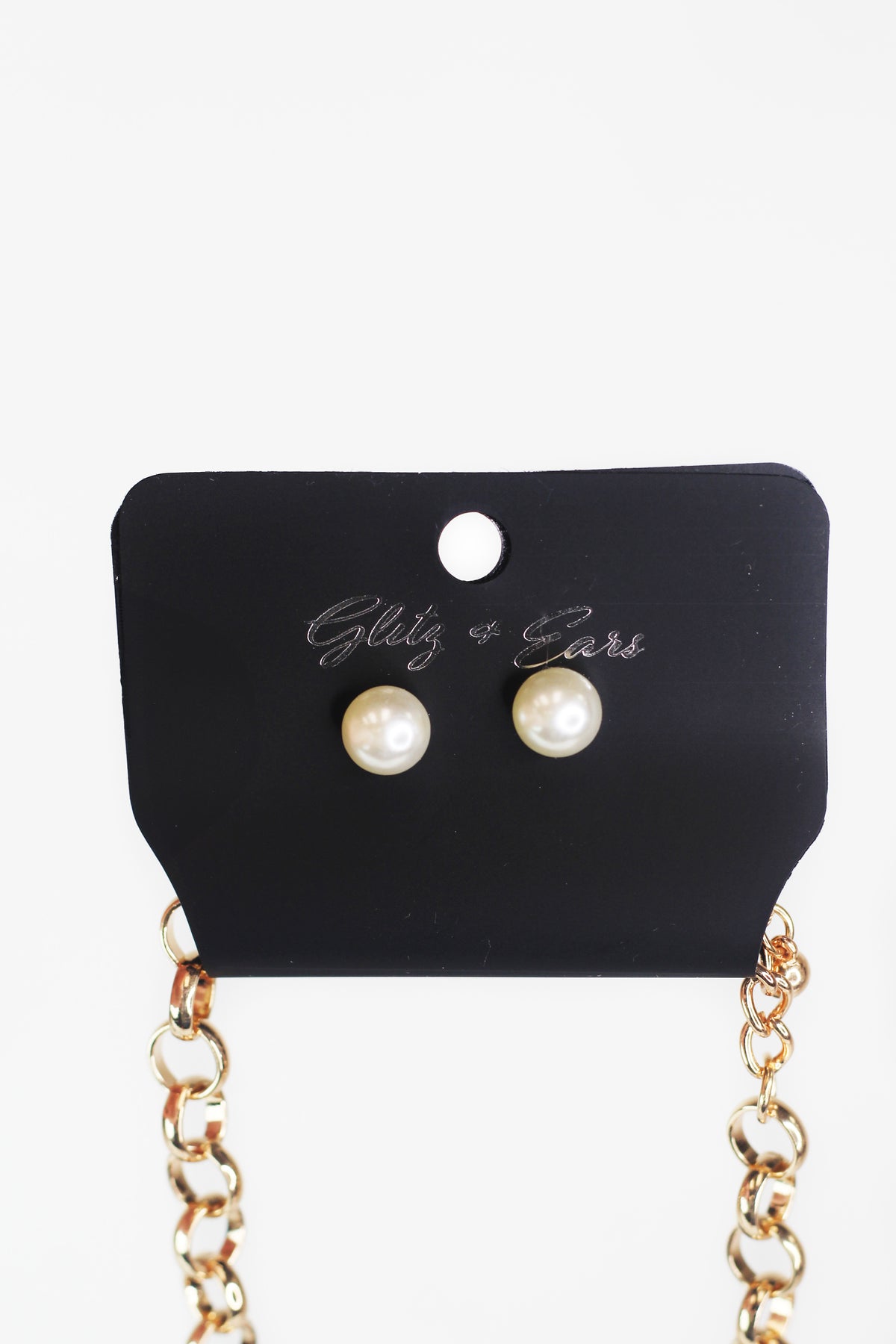 Metal Pearl Shell Statement Necklace