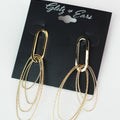 Oval Post Textured Multiple Oval Earring