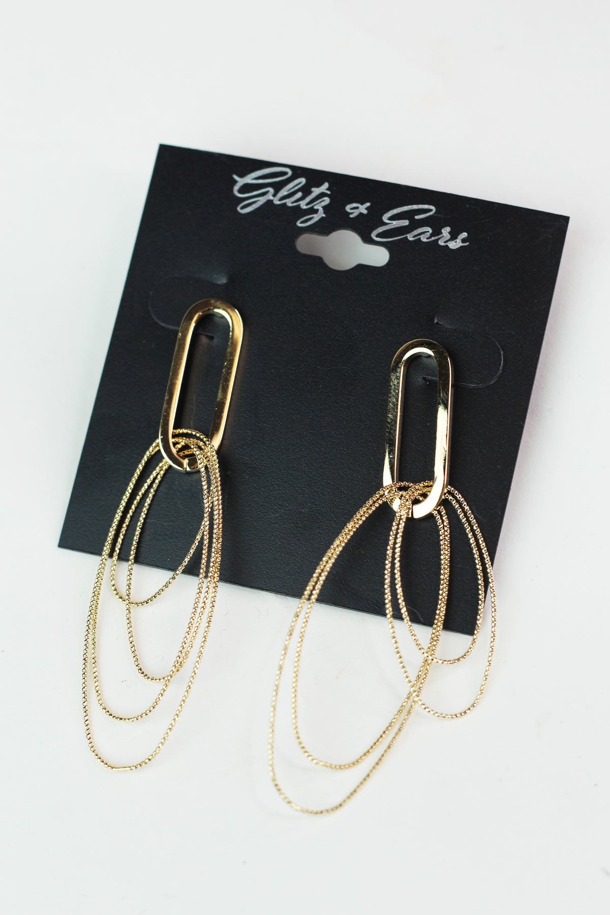 Oval Post Textured Multiple Oval Earring