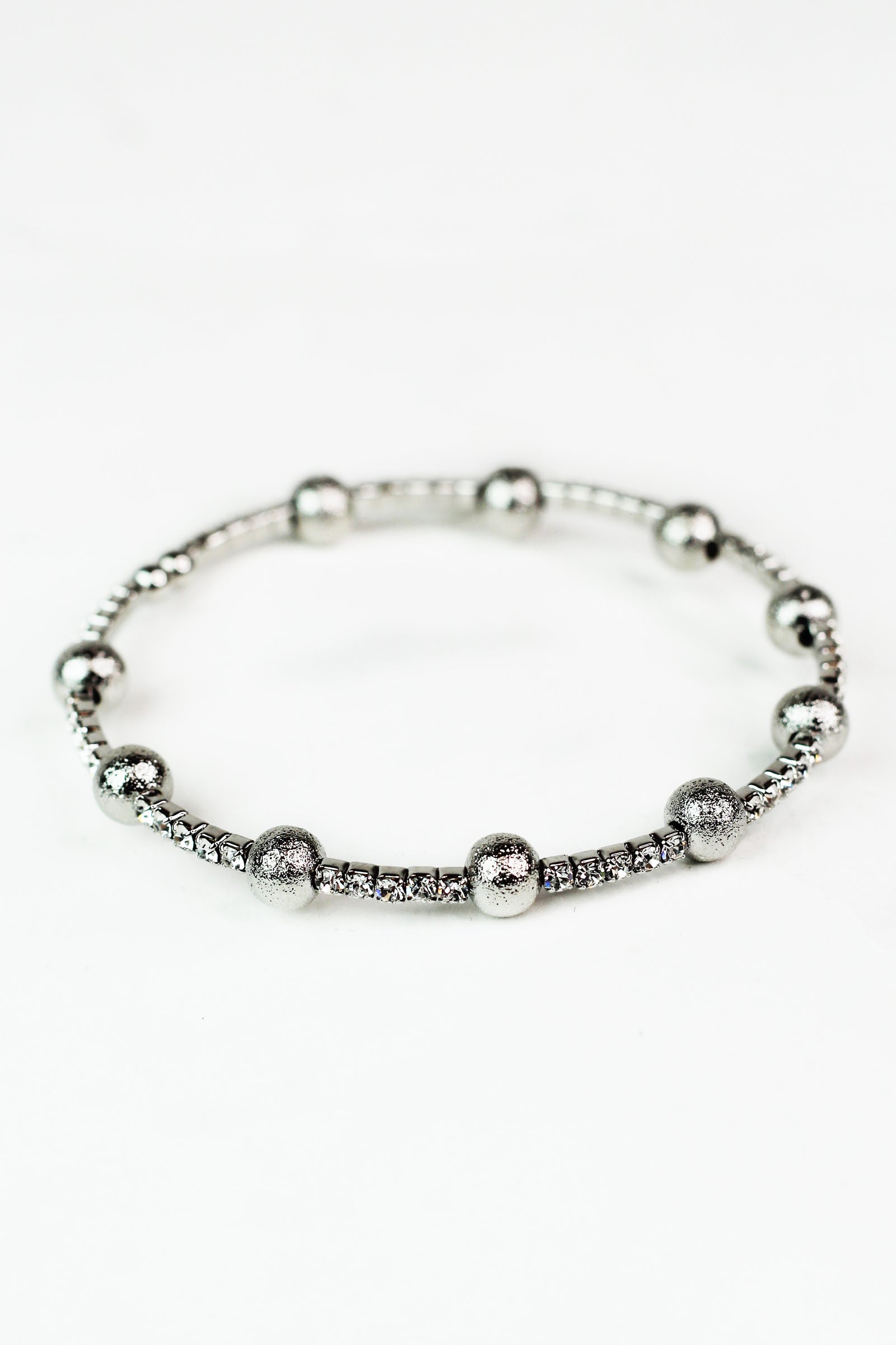 Brush Ball & Five Stone Alternate Bracelet