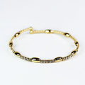 Brush Barrel & Five Stone Alternate Bracelet