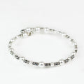 Small Stones & Pearl Alternate Strand Bracelet
