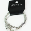 Metal Spring Strands Rhinestone Shamballa Magnetic Bracelet