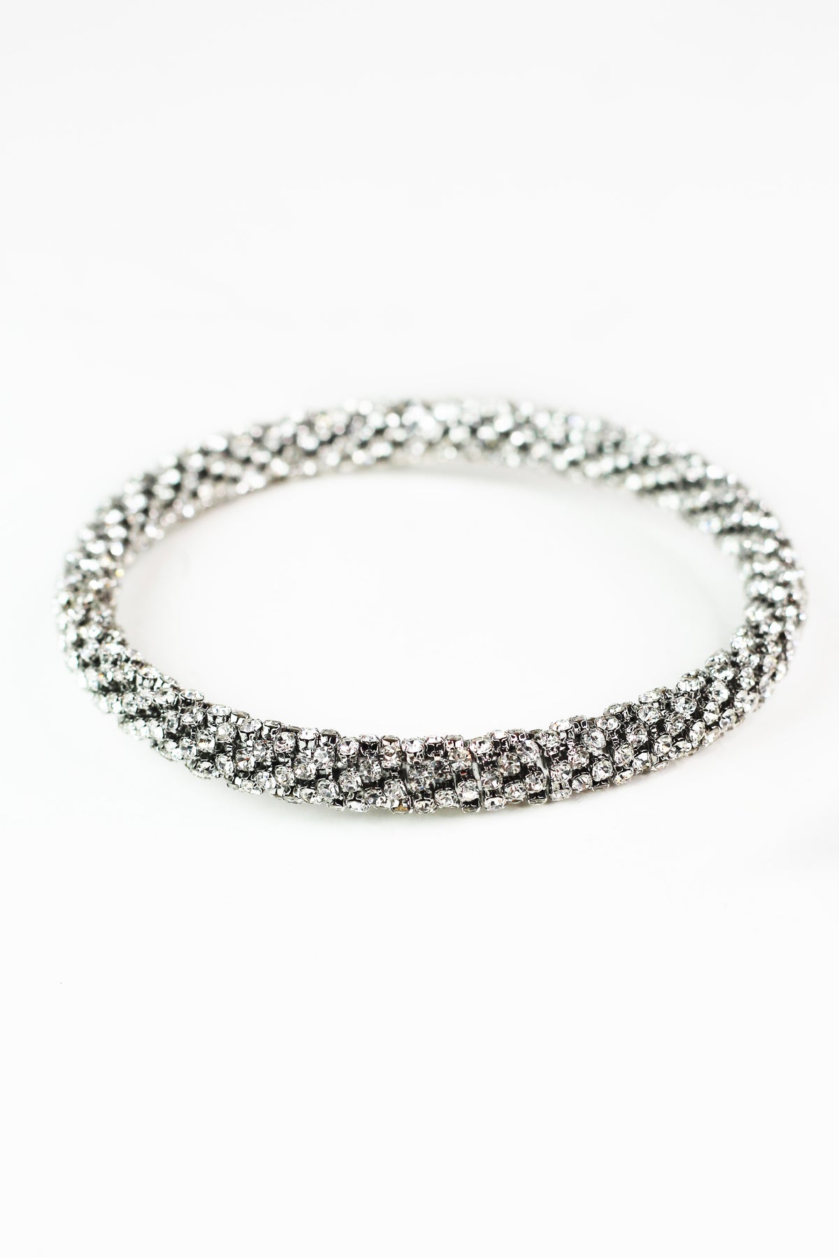All Rhinestone Around Bangle