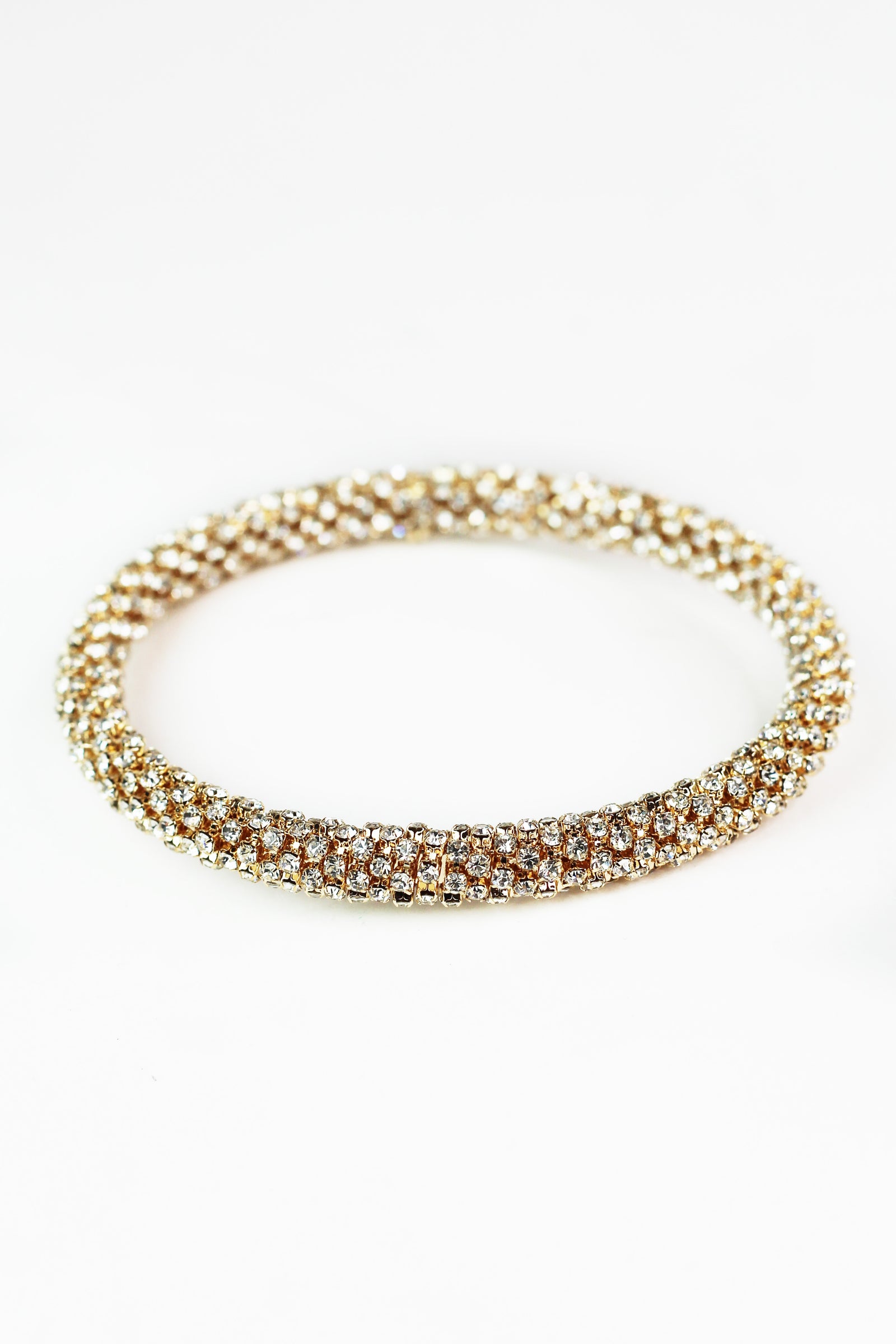 All Rhinestone Around Bangle