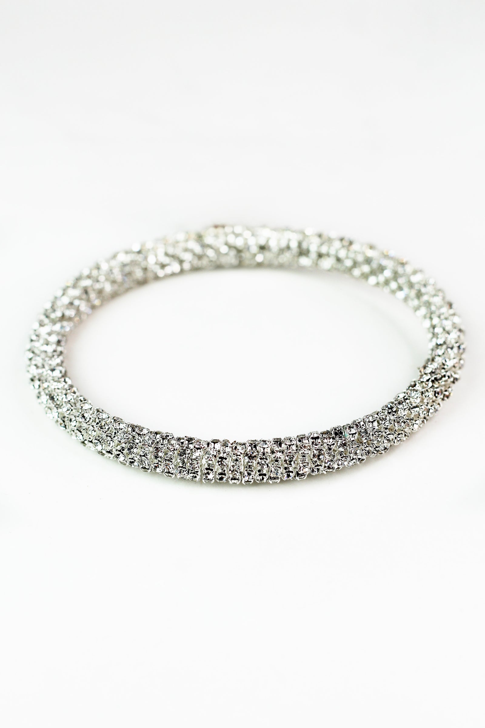 All Rhinestone Around Bangle