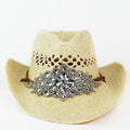 Rhinestone Embellished Cowboy Hat