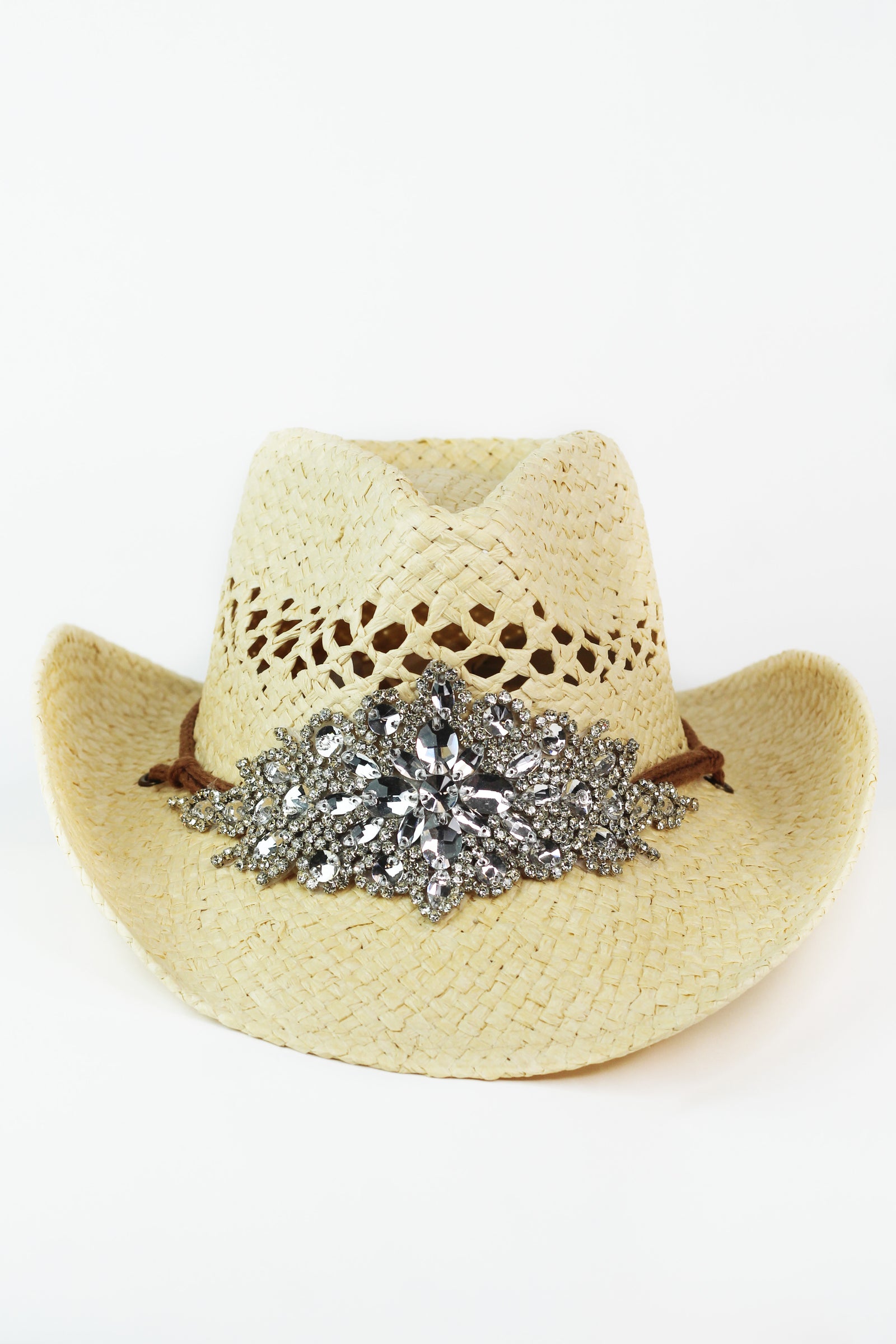 Rhinestone Embellished Cowboy Hat