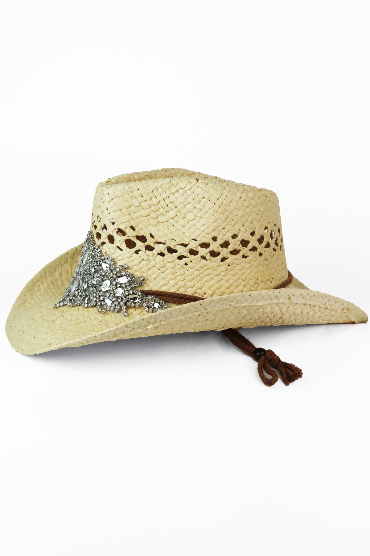 Rhinestone Embellished Cowboy Hat