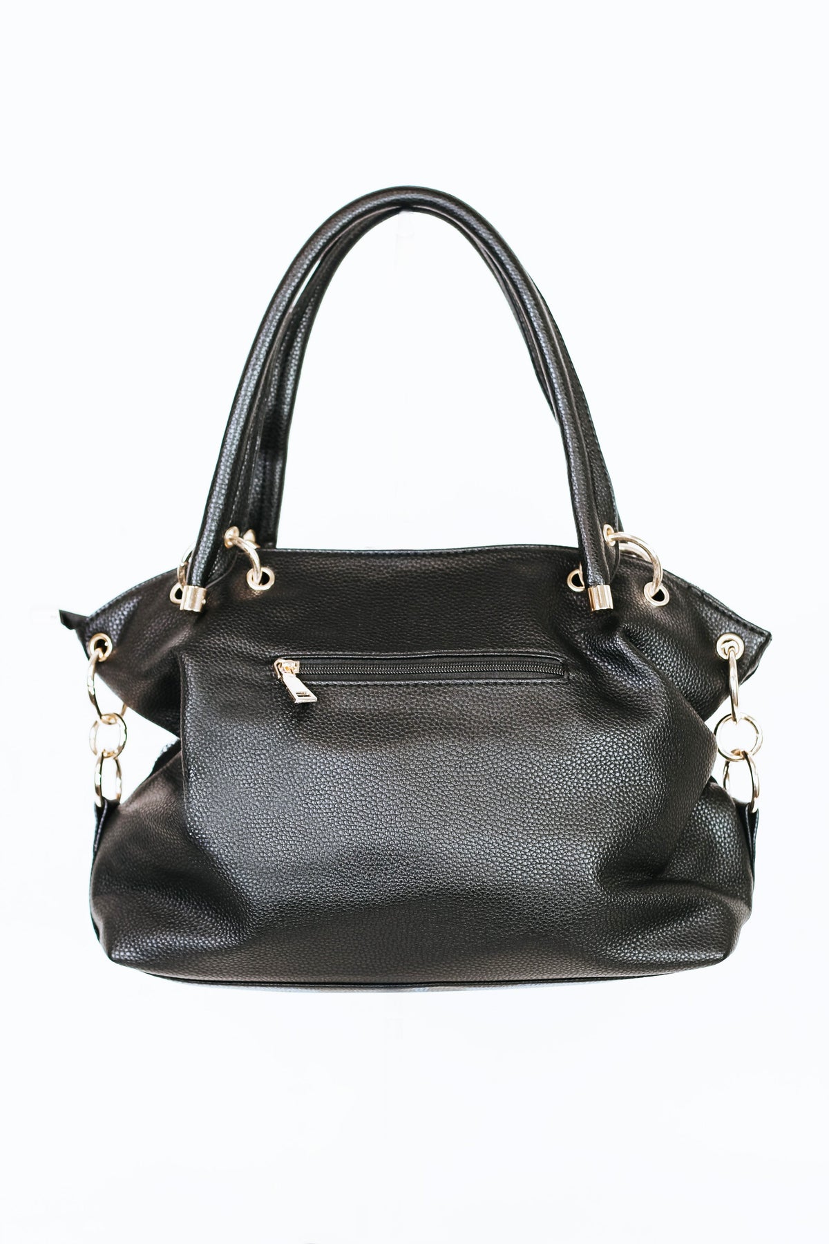 Cutout Rhinestone Design w/ Gold Accented Hardware