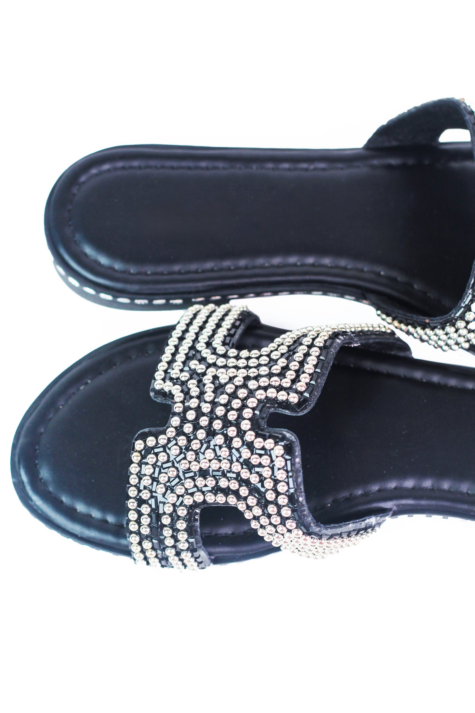 Beads & Baguettes Flat Sandals